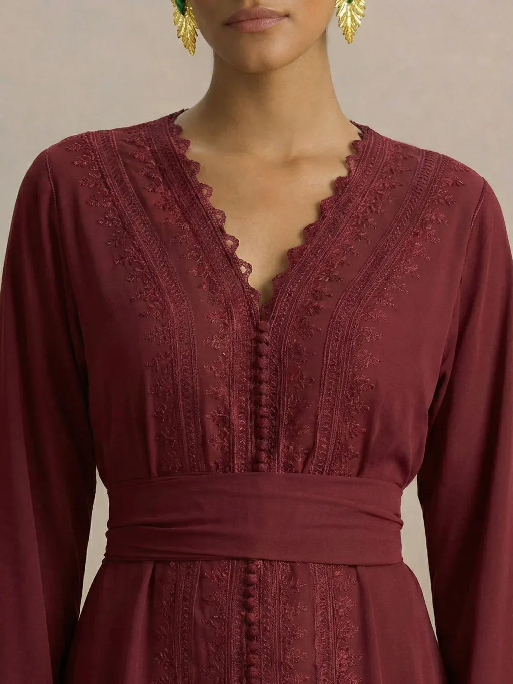 Bordeaux kaftan