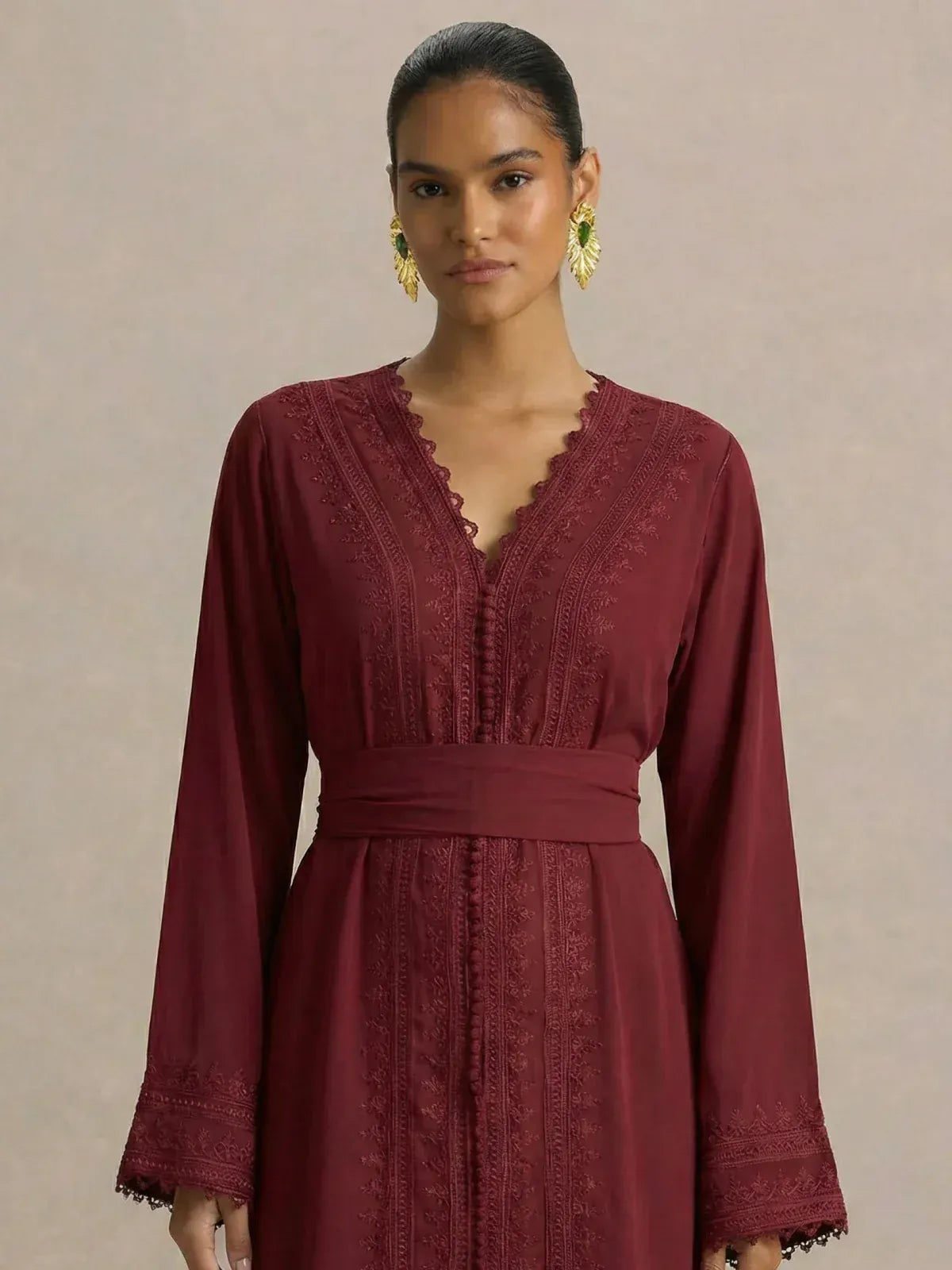 Bordeaux kaftan