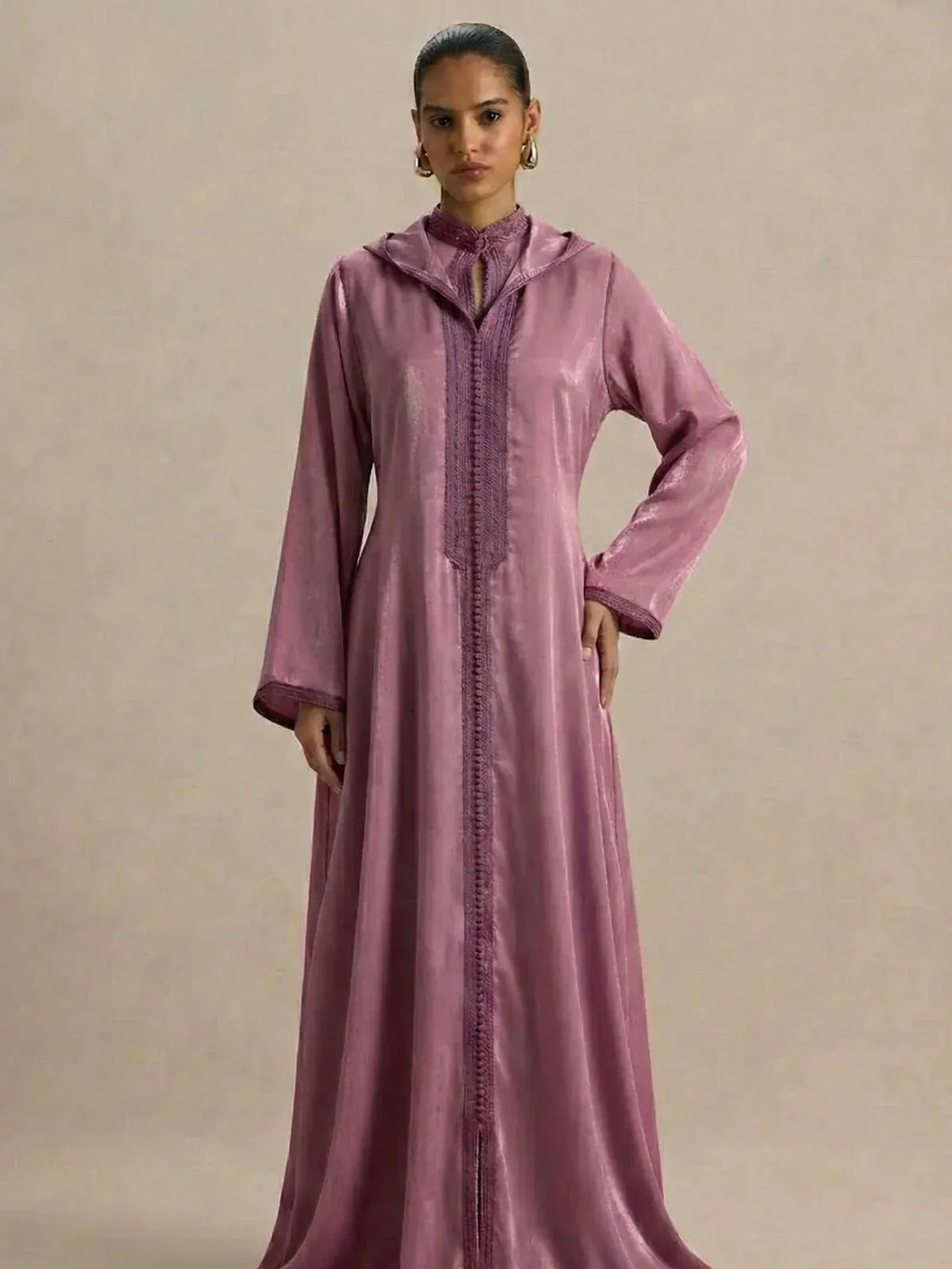Djellaba Bordeaux