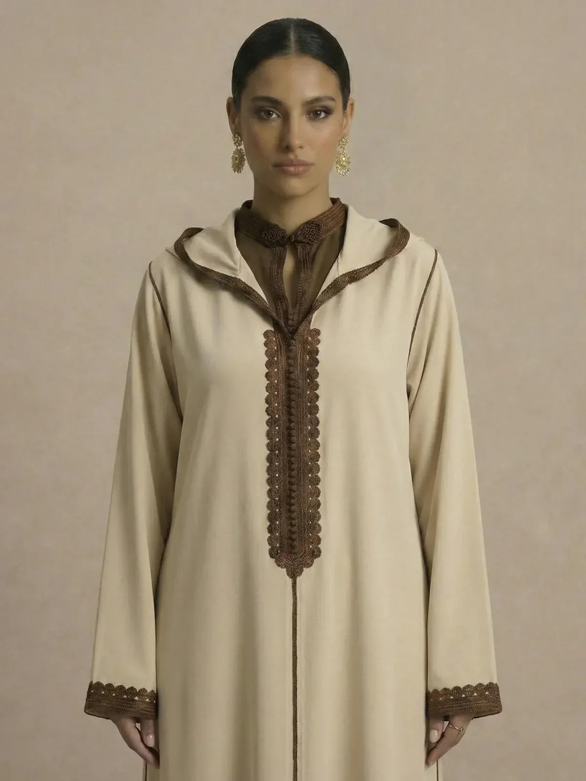 Djellaba Crème (2-delig)