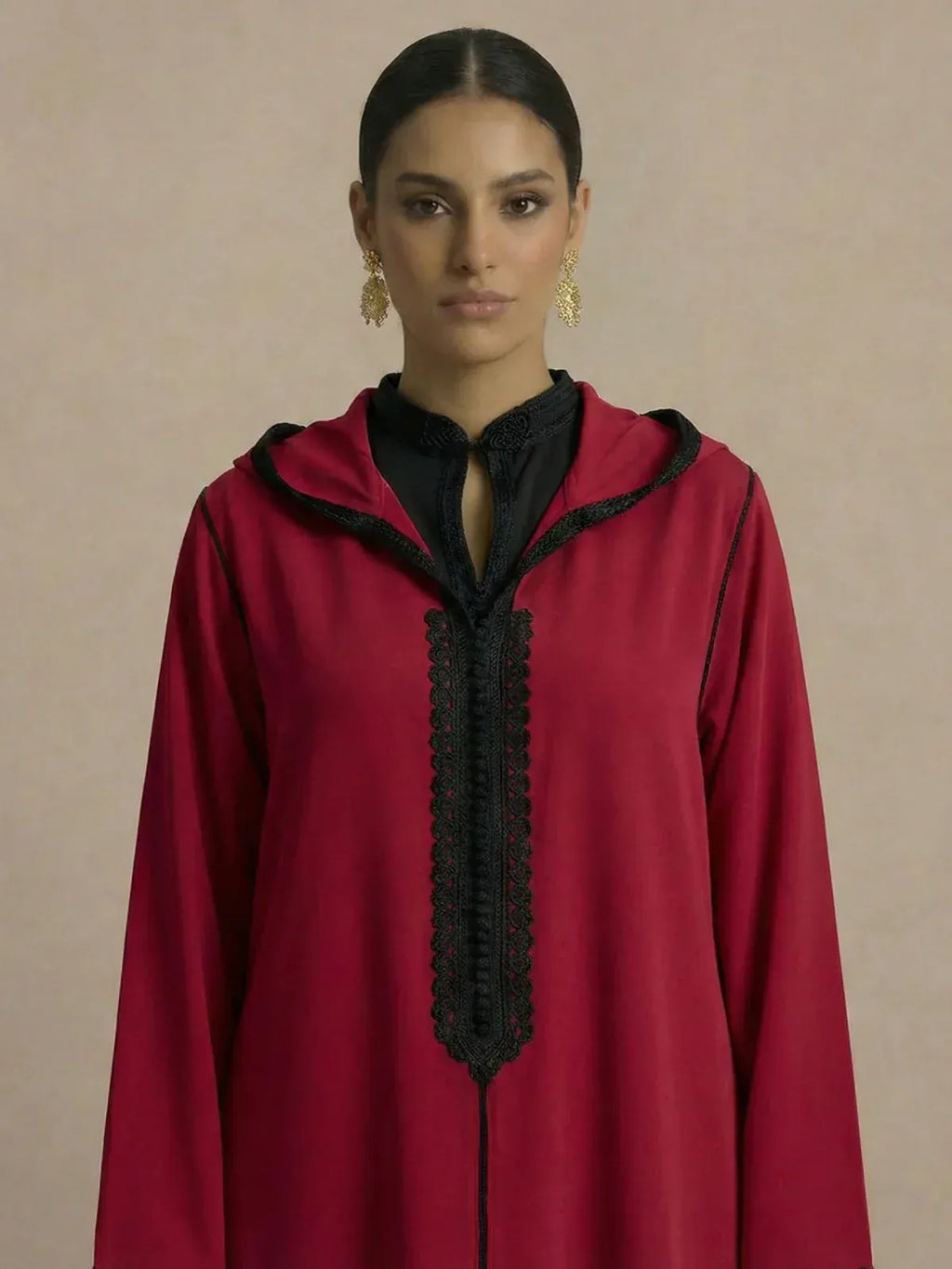 Djellaba Rood (2 stuks)