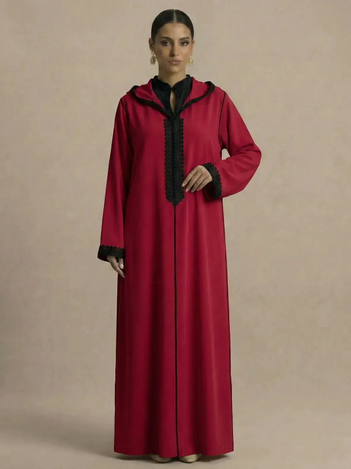 Djellaba Rood (2 stuks)