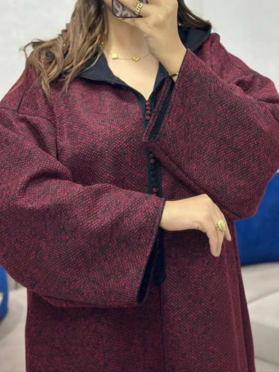 Djellaba Vrouw Winter