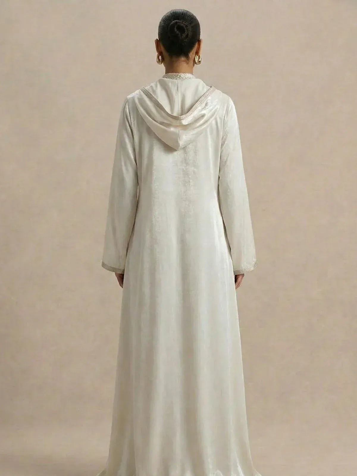 Djellaba Wit En Goud (2 stuks)