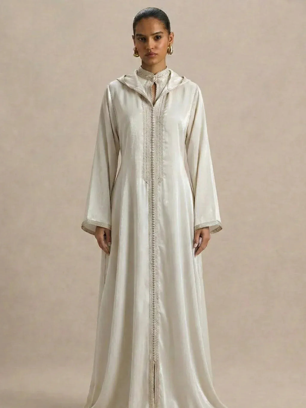 Djellaba Wit En Goud (2 stuks)