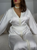 Eenvoudige Witte kaftan Ceintuur