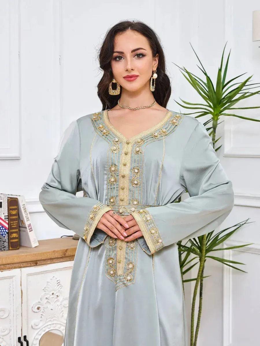 Grijze Zilveren kaftan