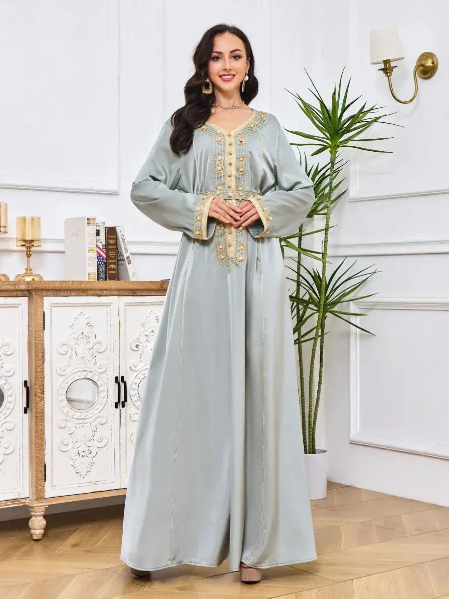 Grijze Zilveren kaftan