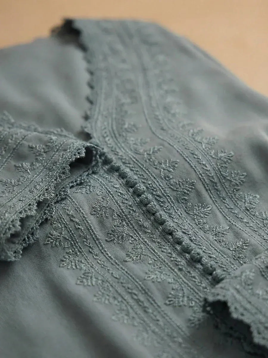 Kaftan Blauw Grijs