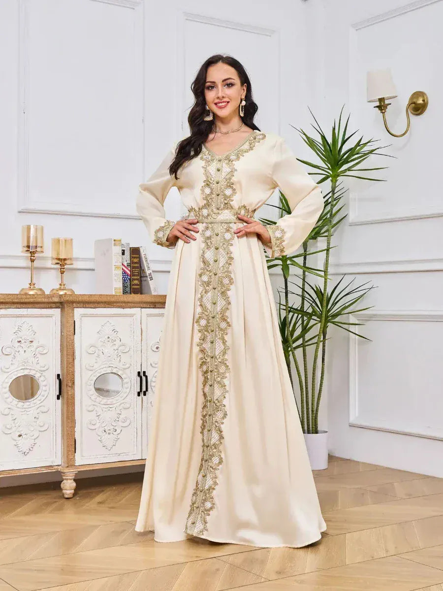 Kaftan Jurk Wit