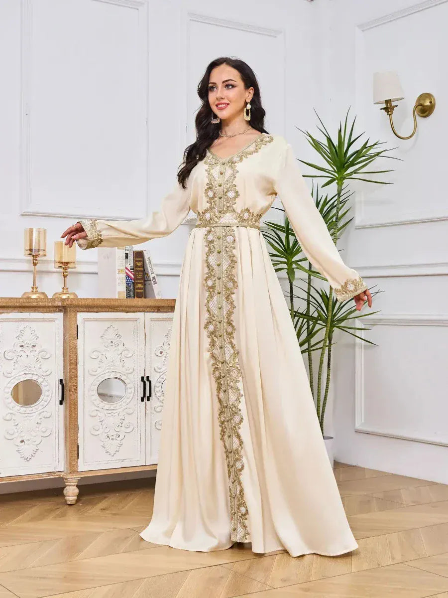 Kaftan Jurk Wit