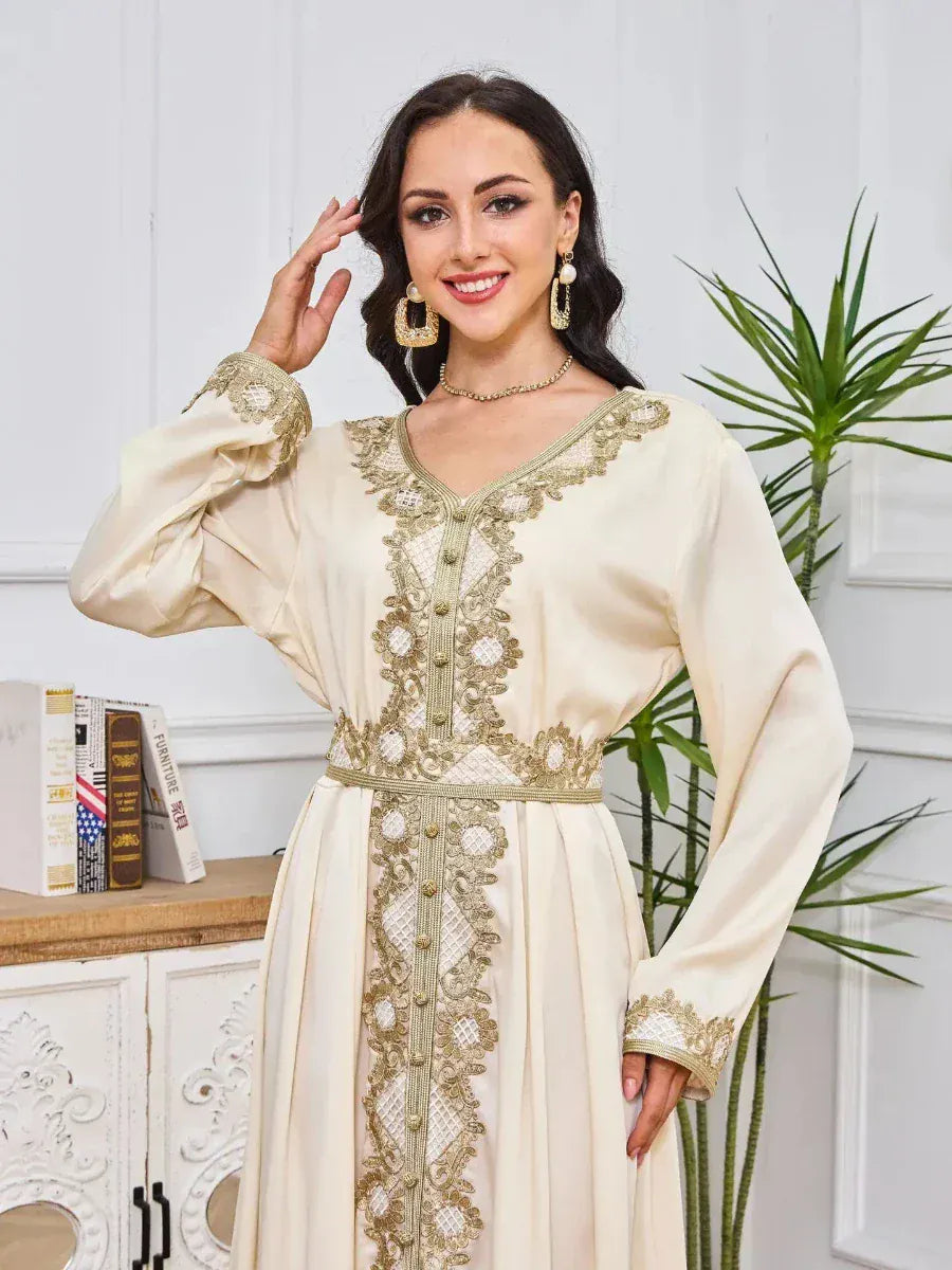 Kaftan Jurk Wit