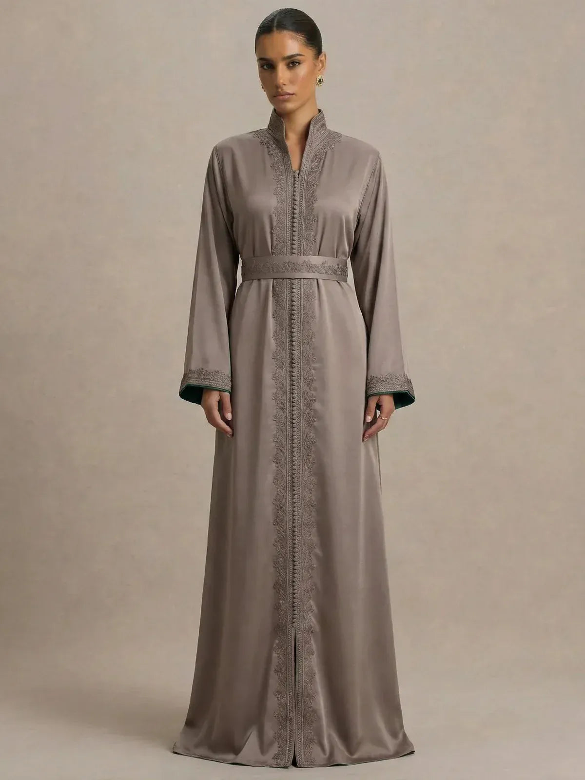 Kaftan met Hoge Kraag