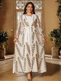 Kaftan Wit en Groen