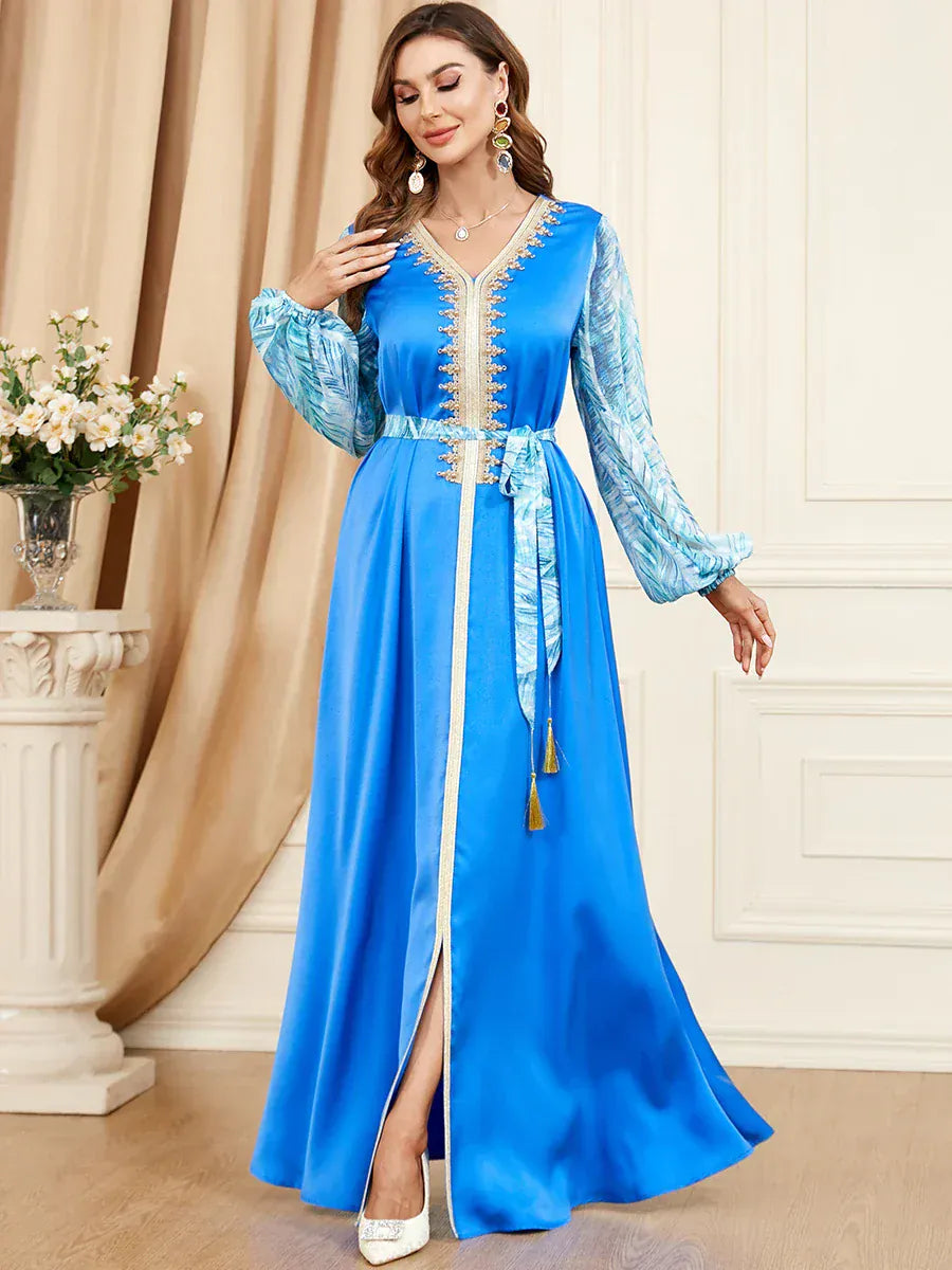 Lichtblauwe kaftan
