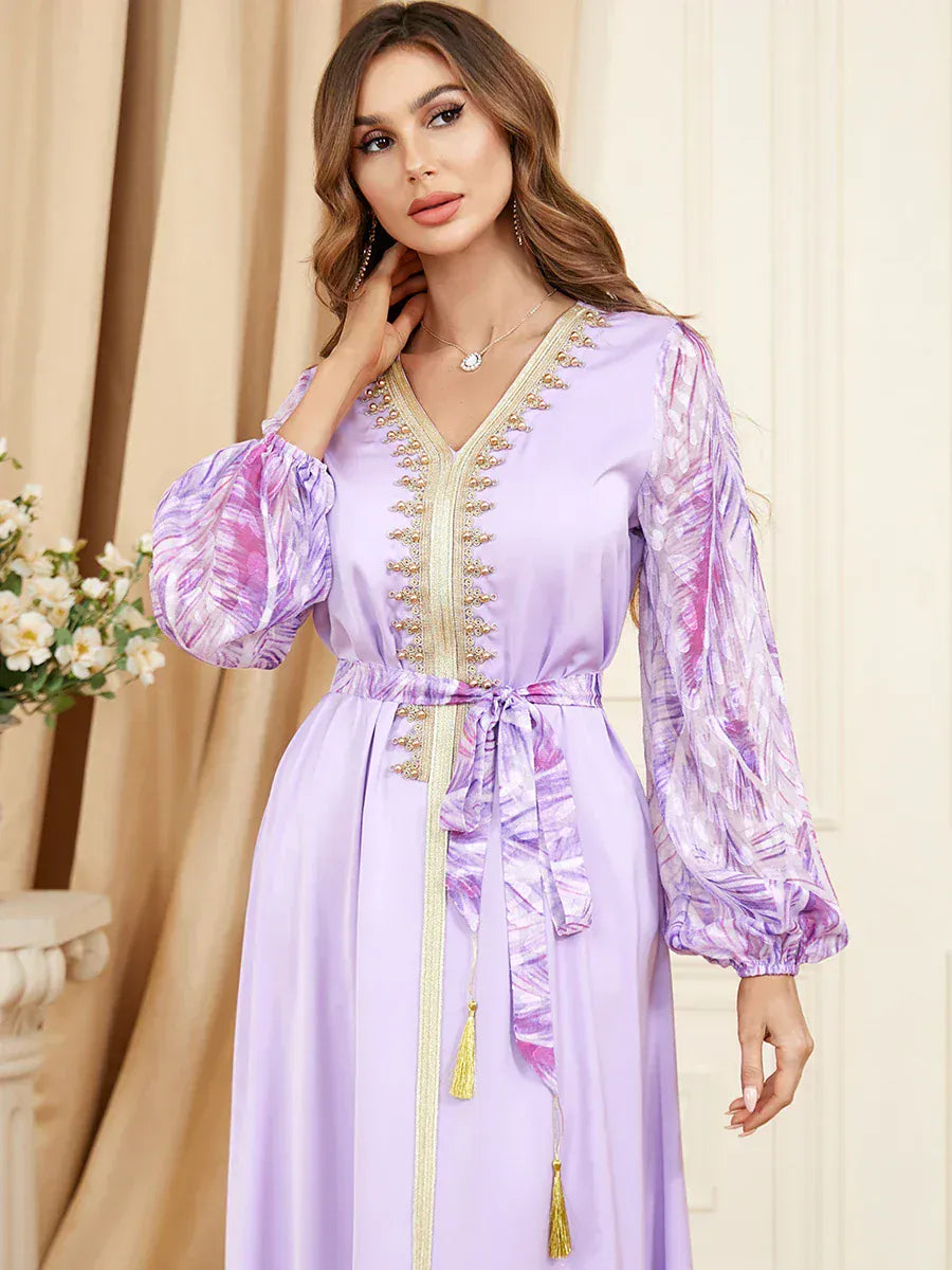 Lichtroze kaftan