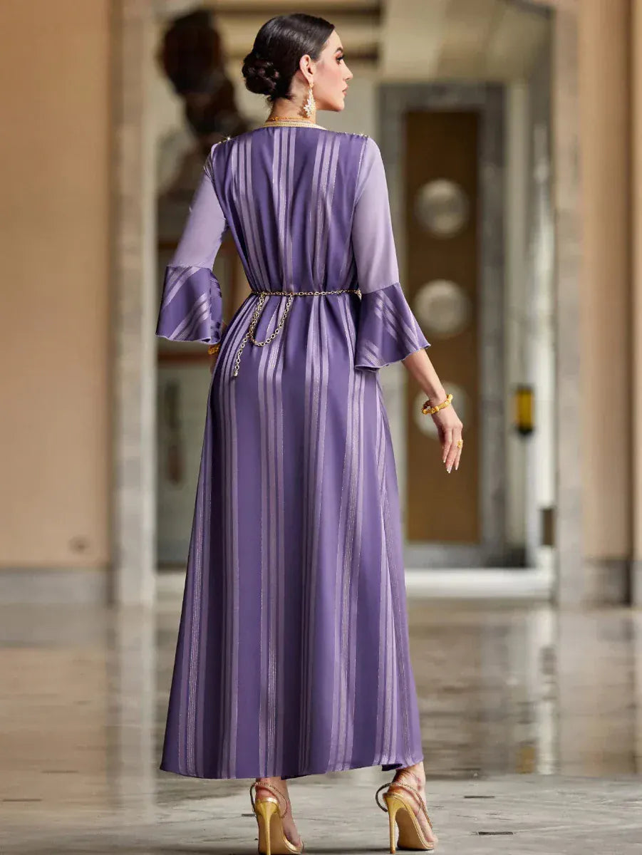 Paarse Marokkaanse kaftan