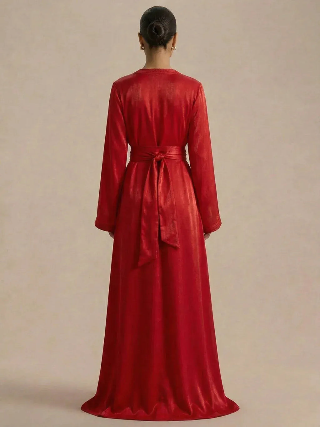 Rode Bruiloft kaftan