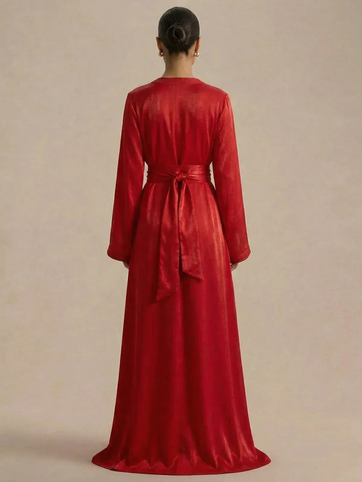 Rode Bruiloft kaftan