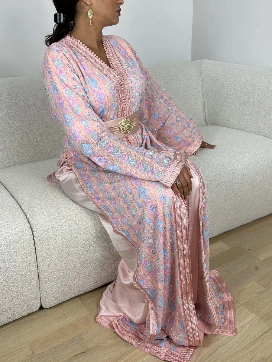 Roze Bonbon kaftan