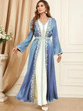Witte en Blauwe kaftan