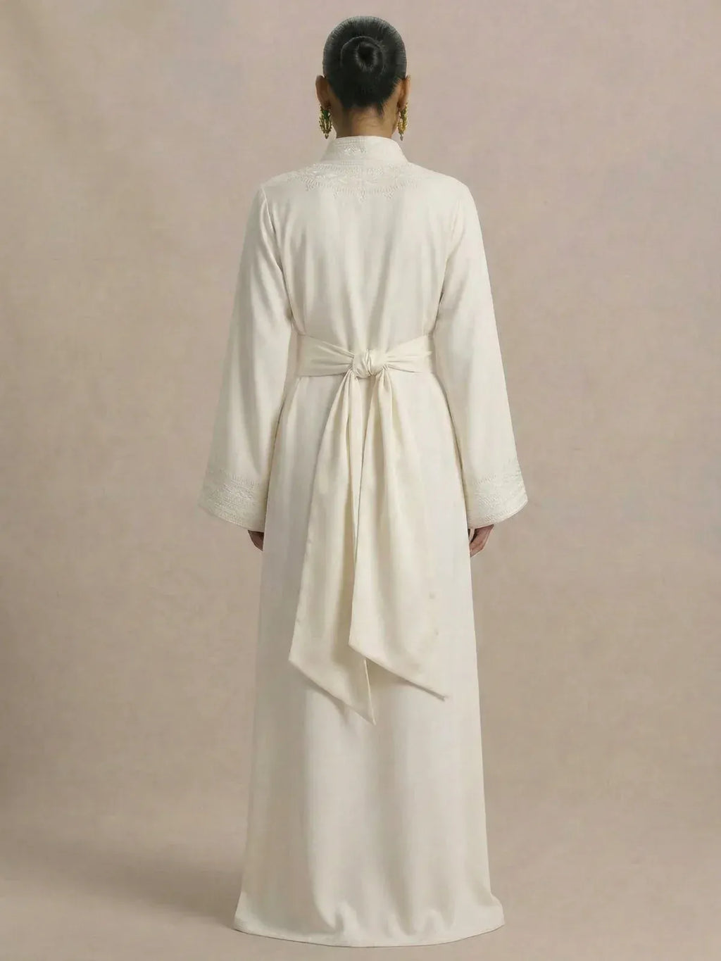 Witte Marokkaanse kaftan