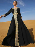 Zwarte Gouden kaftan